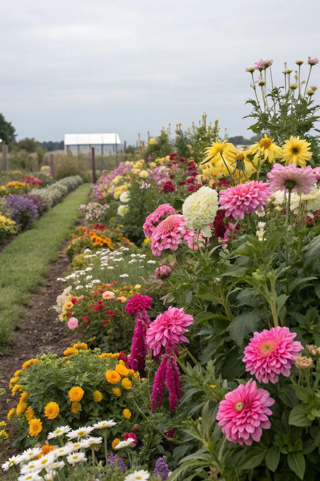 Colorful flower beds bring joy and vibrancy to your garden.