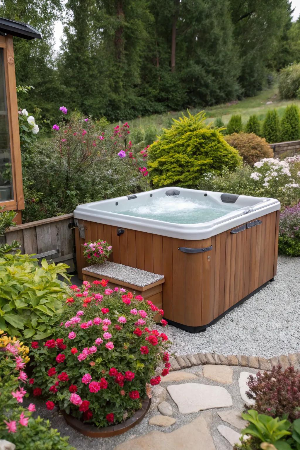 Pea gravel offers a gentle, natural look and feel.