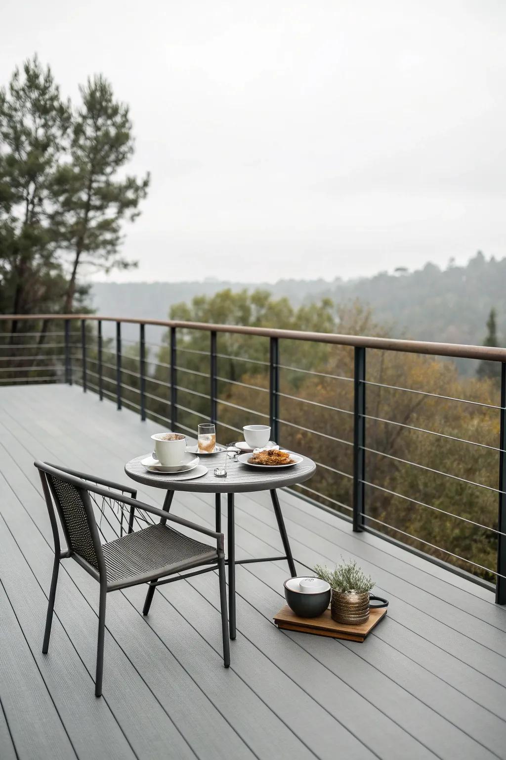 Embrace a modern minimalist aesthetic with sleek lines and simplicity.
