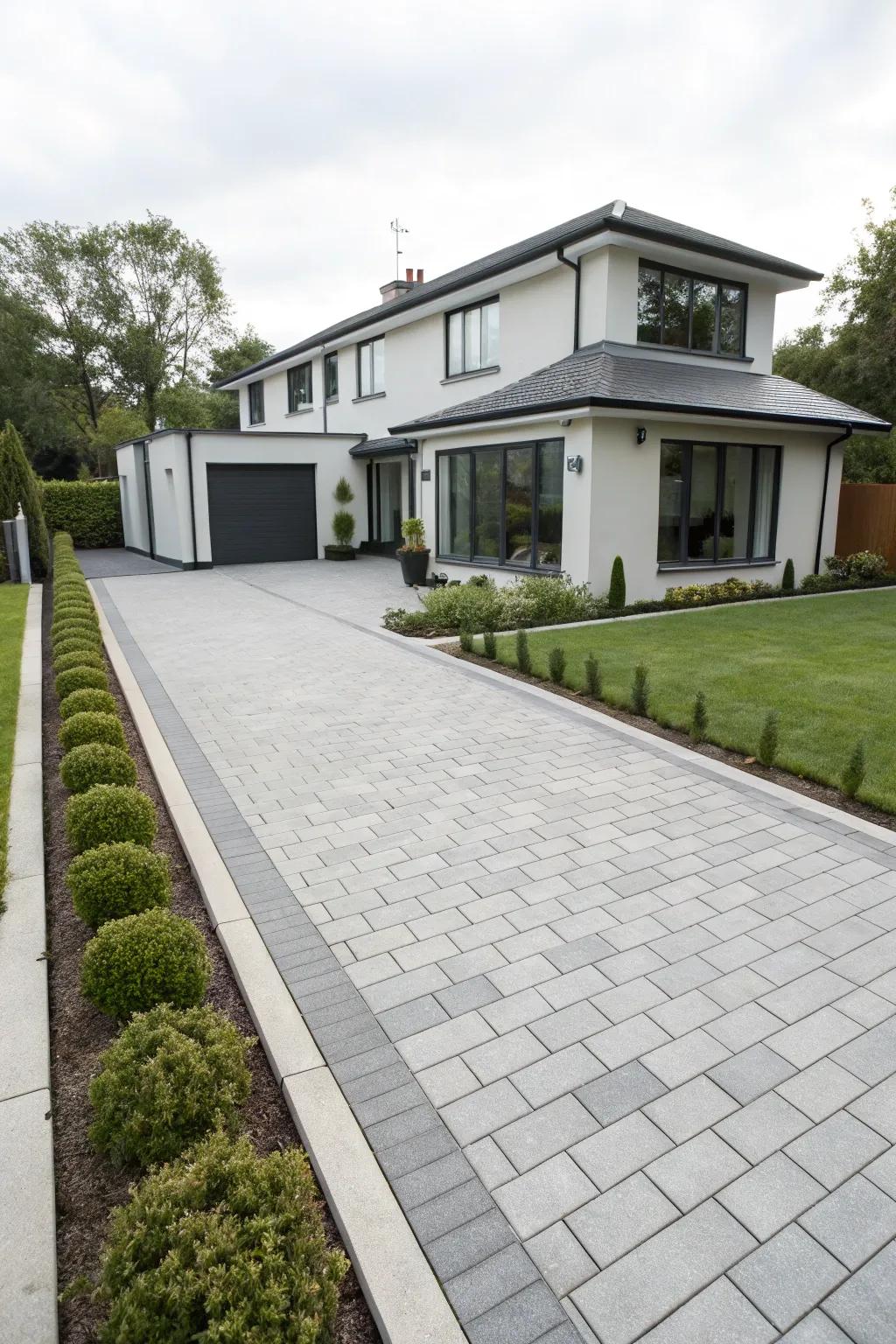 Elegant Grey Driveway Ideas To Elevate Your Home s Curb Appeal Elegant Grey Driveway Ideas To Elevate Your Home s Curb Appeal