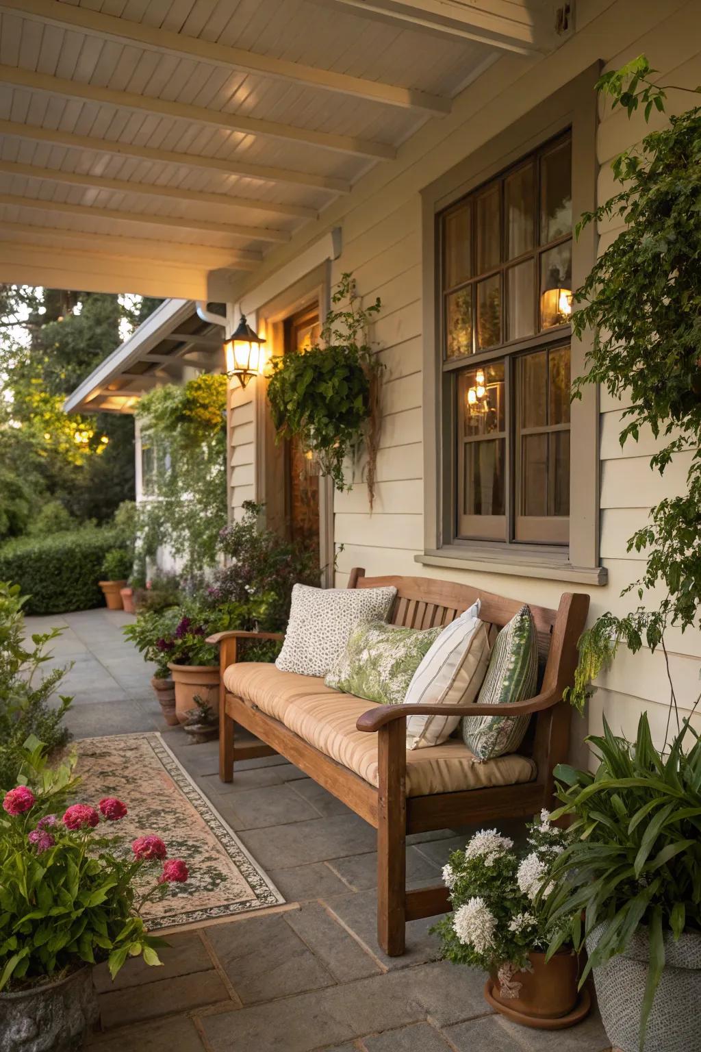 A cozy seating area perfect for relaxation and social gatherings.