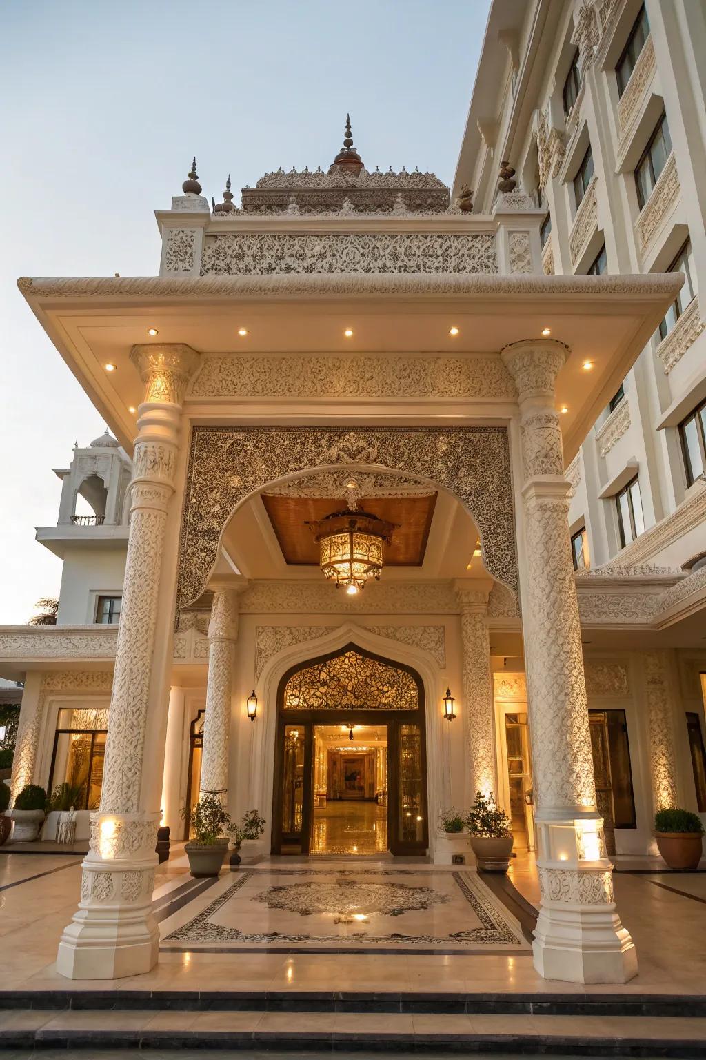 Timeless elegance captured in traditional luxury.