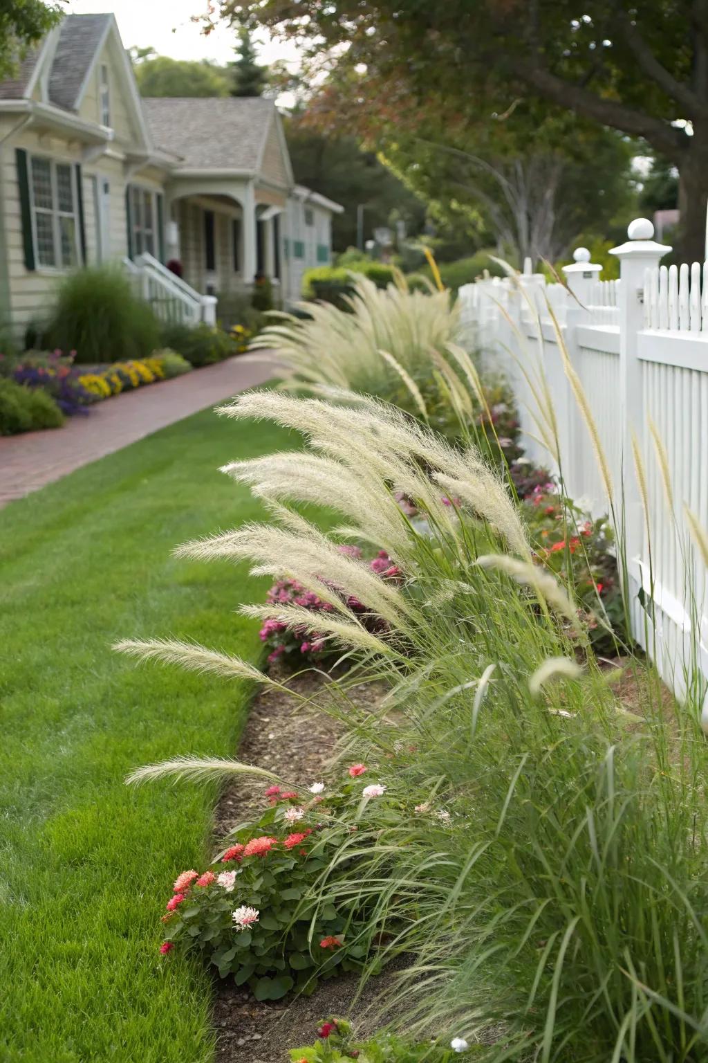 Ornamental grasses bring texture and movement to any garden.