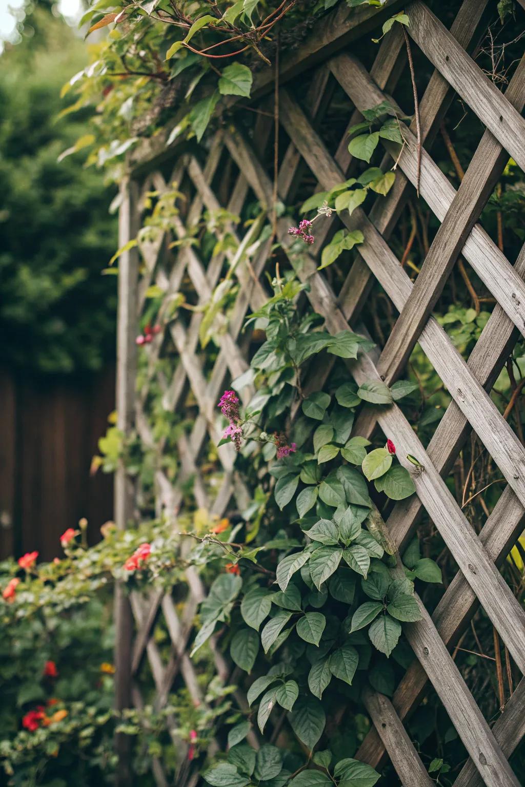 A living wall brings nature right to your patio.