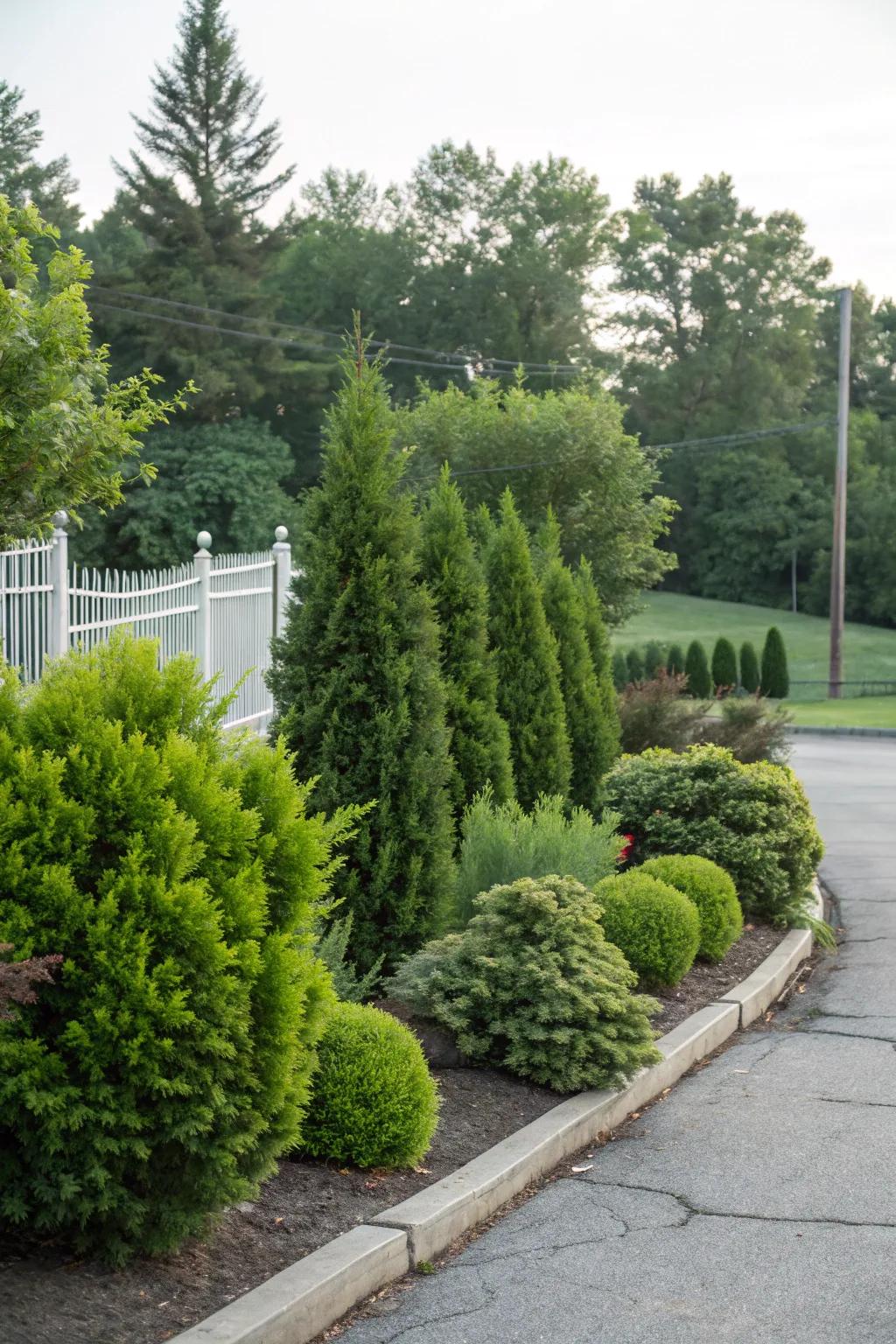 Evergreen plants offer year-round beauty with little effort.