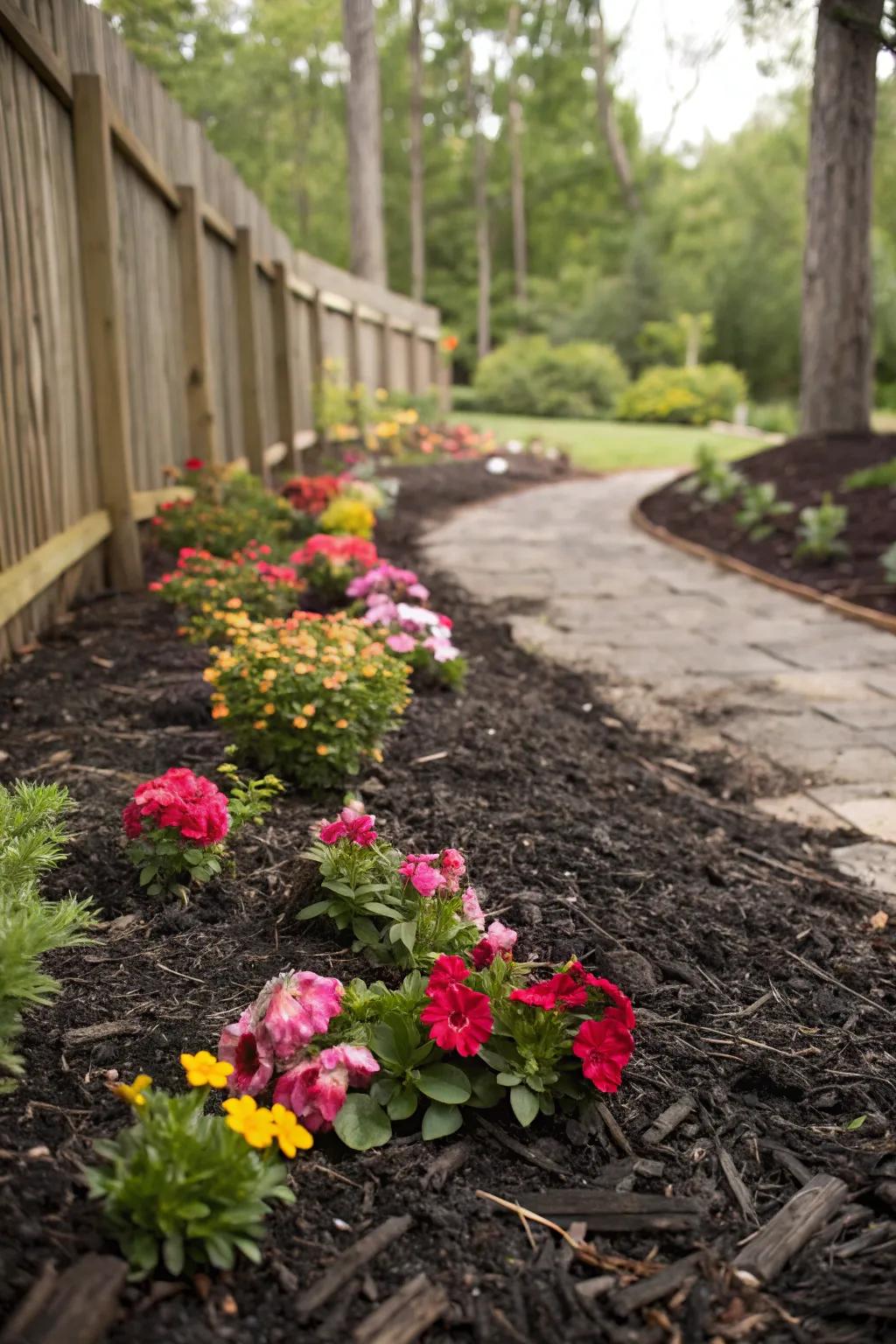 Mulch is an essential tool for a low-maintenance landscape.