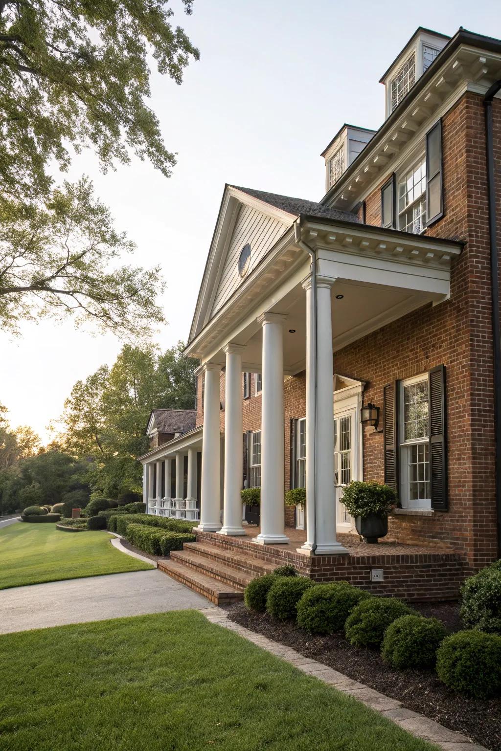 Traditional elegance with a timeless charm and classic features.
