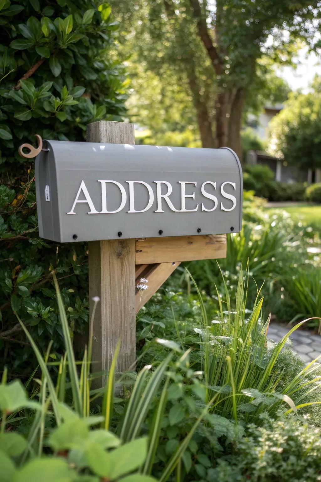 Make your home easy to find with clear street address decals.
