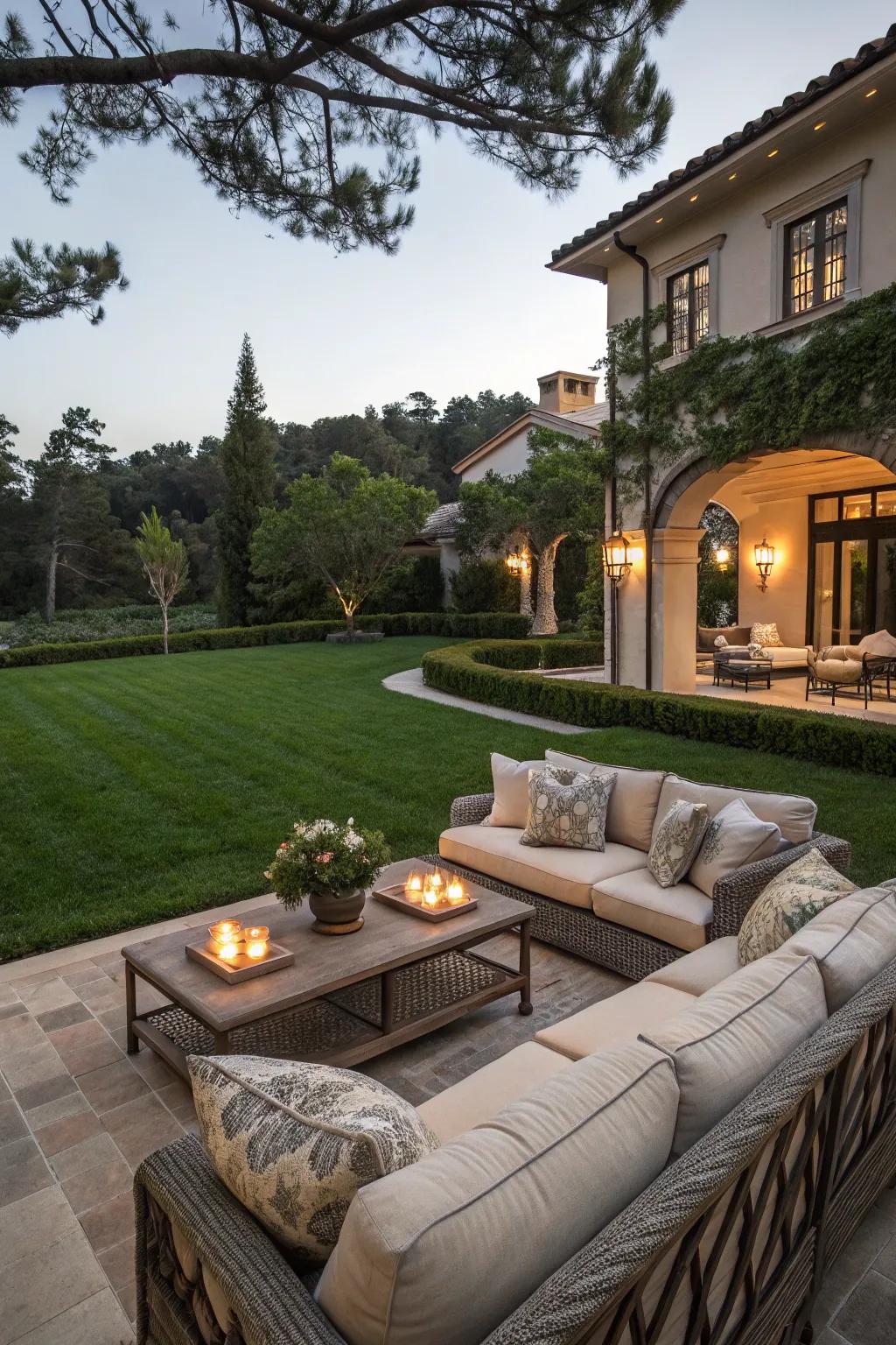 A cozy seating area invites relaxation and conversation.