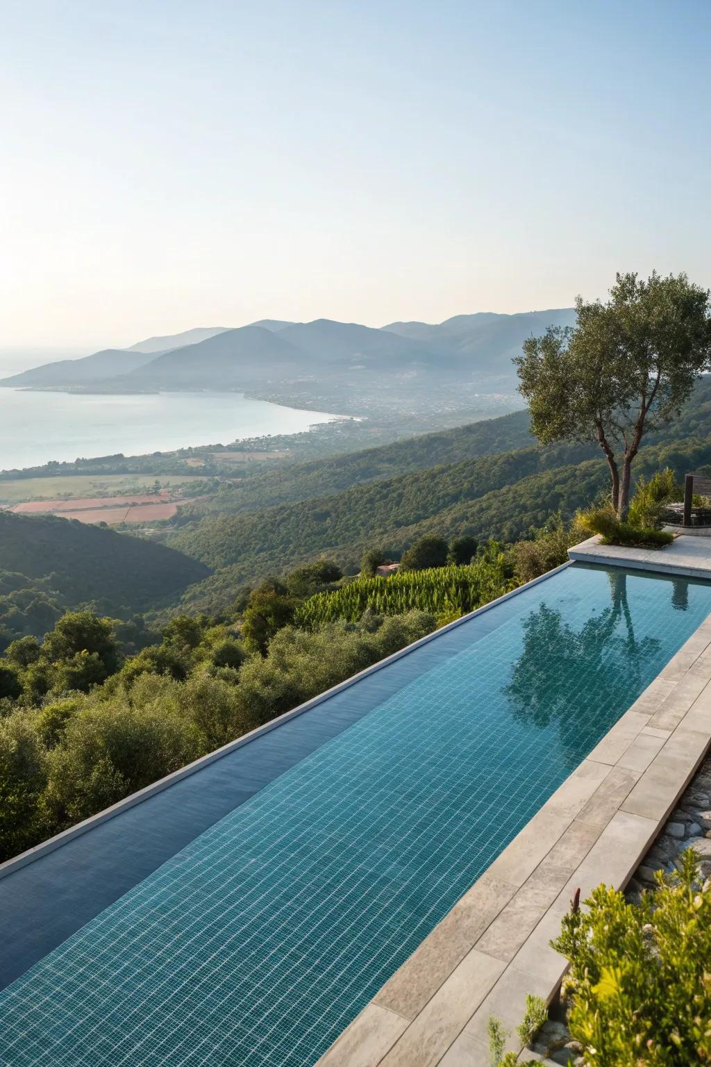 A breathtaking infinity pool that merges with the surrounding landscape for a limitless view.