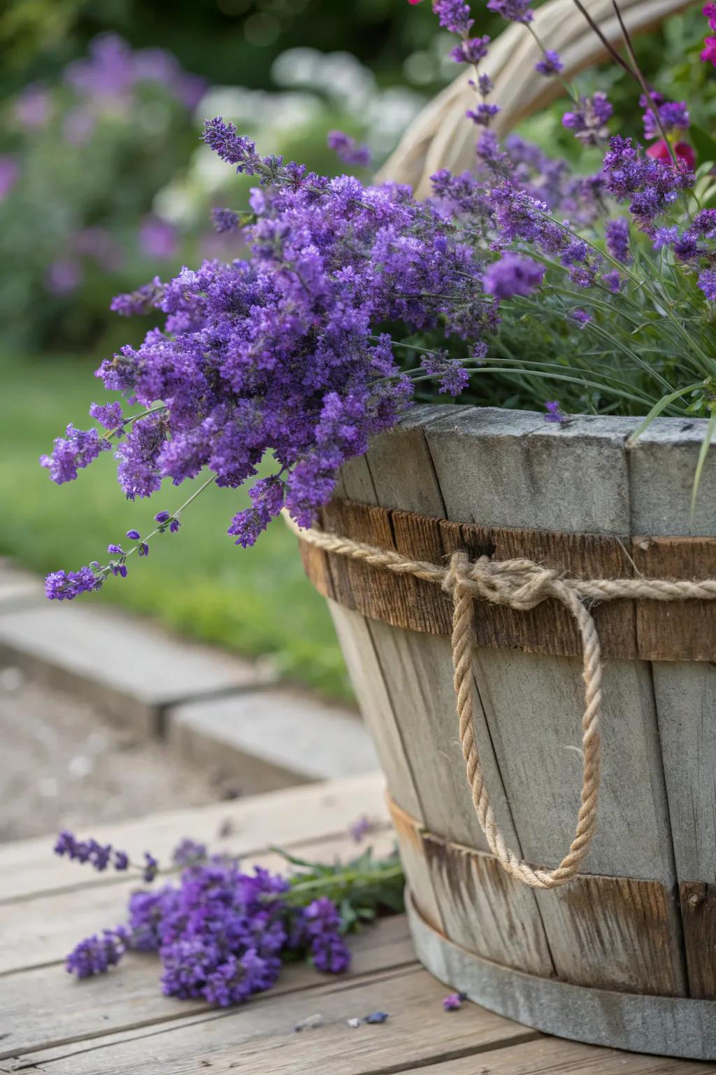 Lavender: Beautiful, aromatic, and a natural mosquito deterrent.