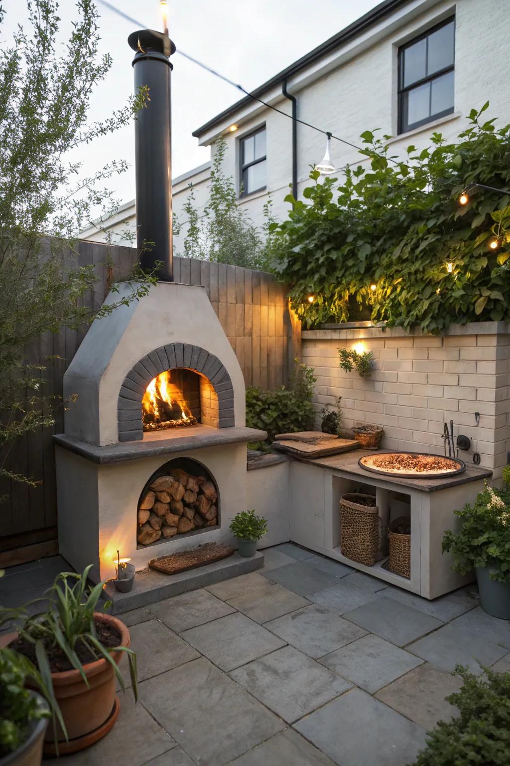 Compact designs fit perfectly into smaller outdoor spaces.