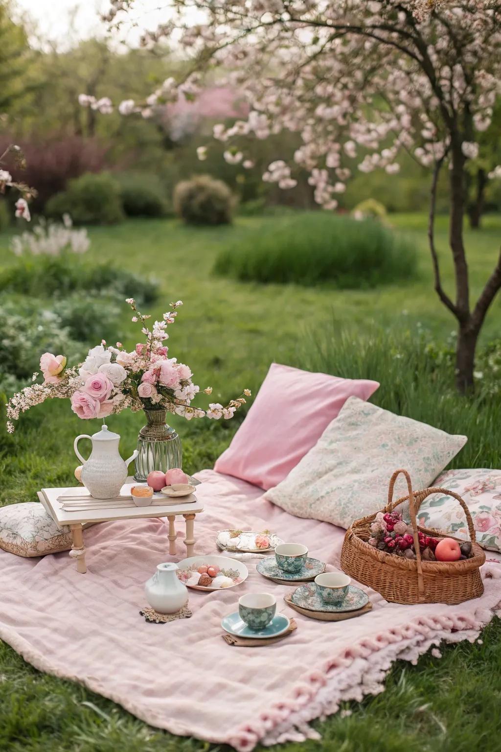A royal picnic fit for a princess.