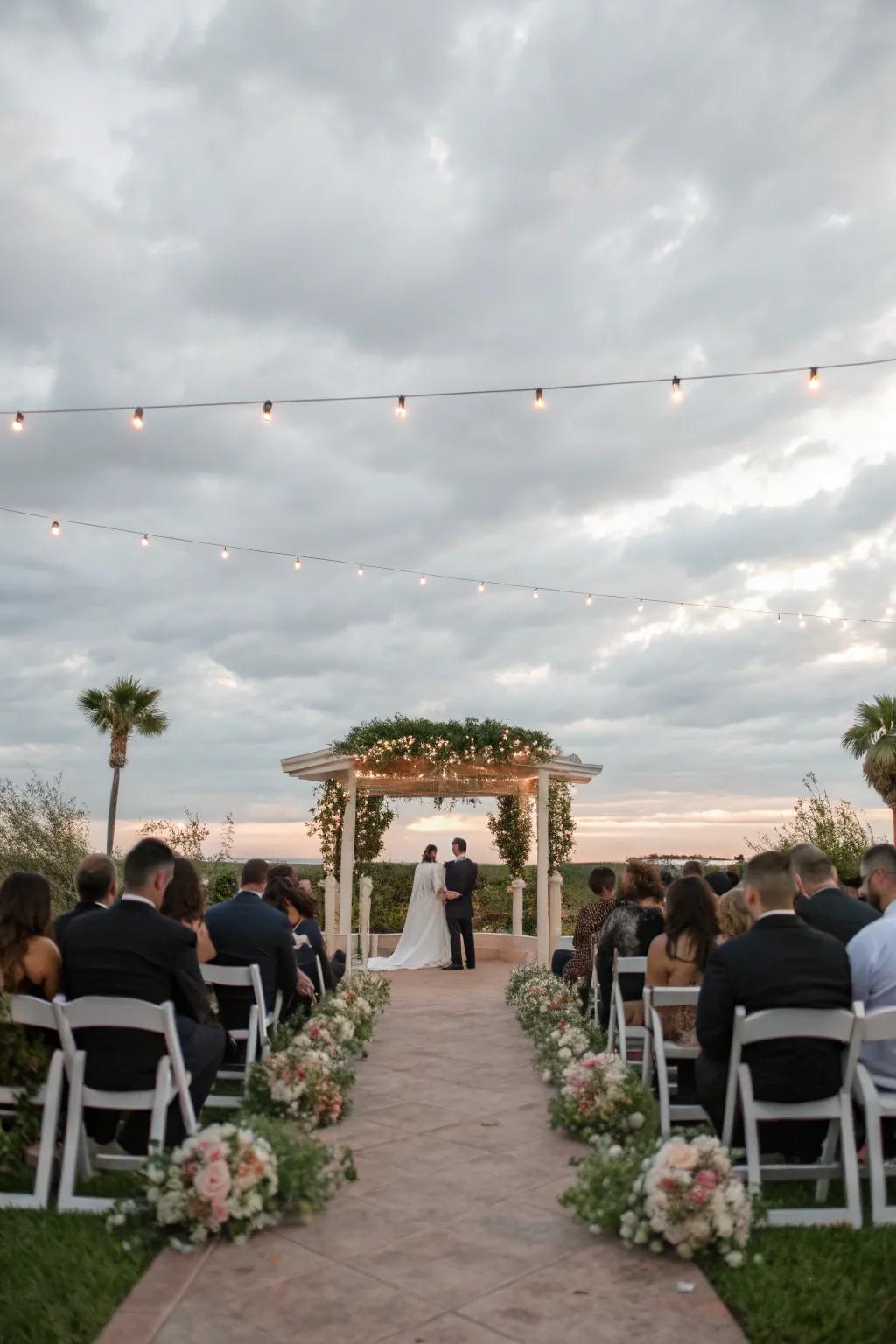 Semi-circular seating creates a cozy and engaging setup.