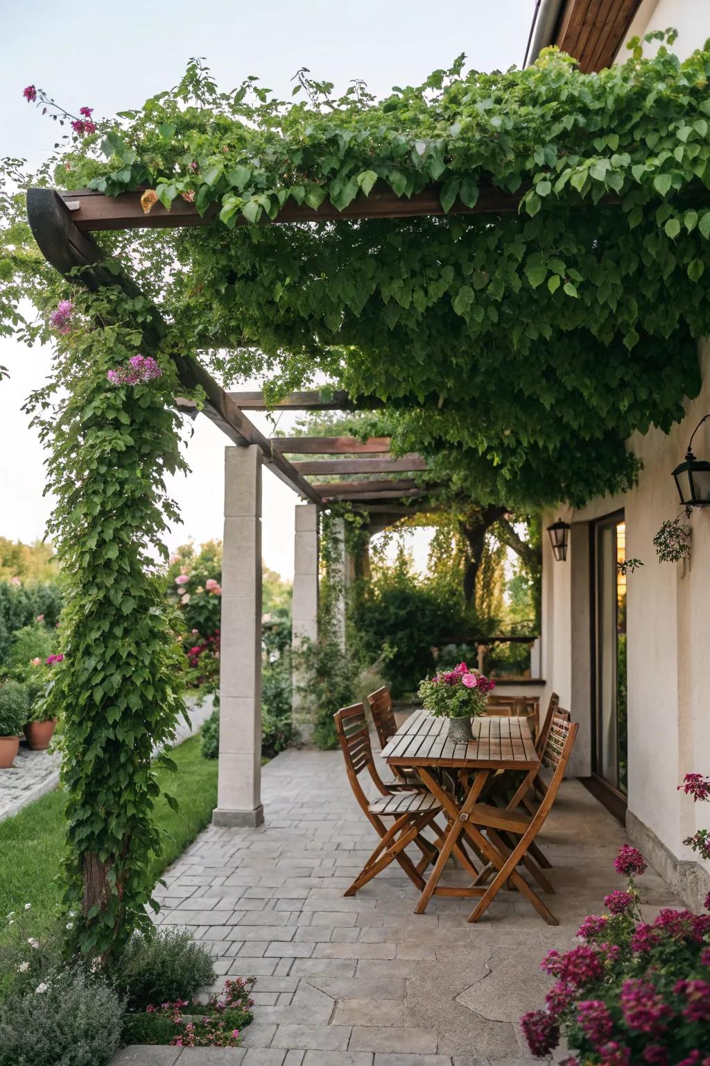 Pergolas add style and shade to your outdoor space.