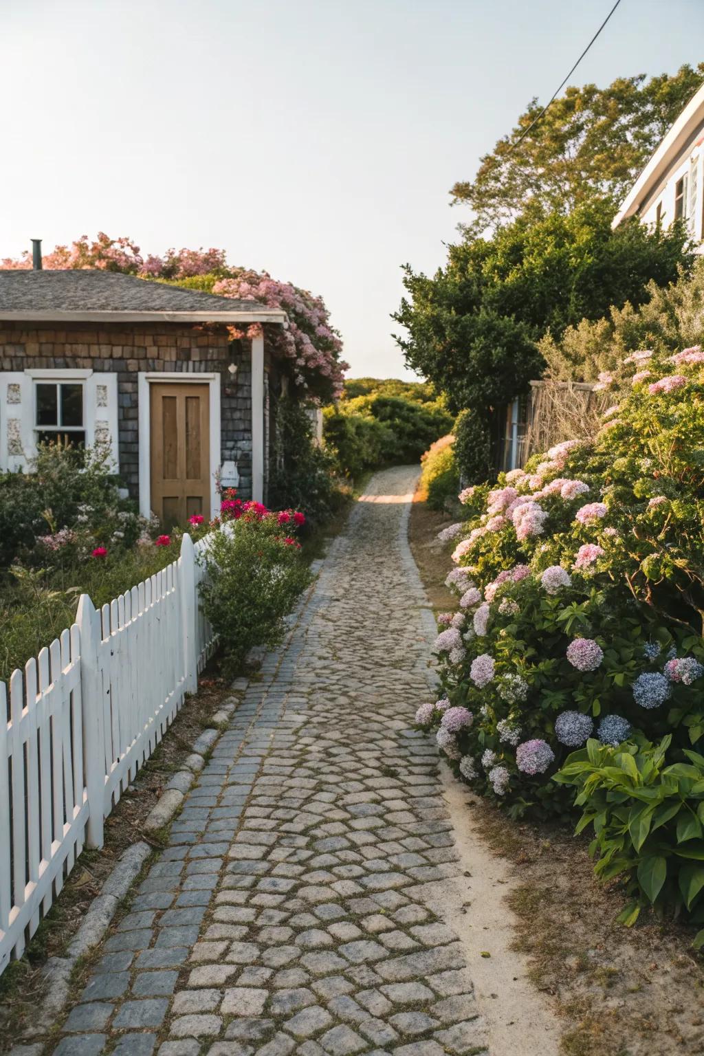Cobblestone pavers add timeless charm to any home.