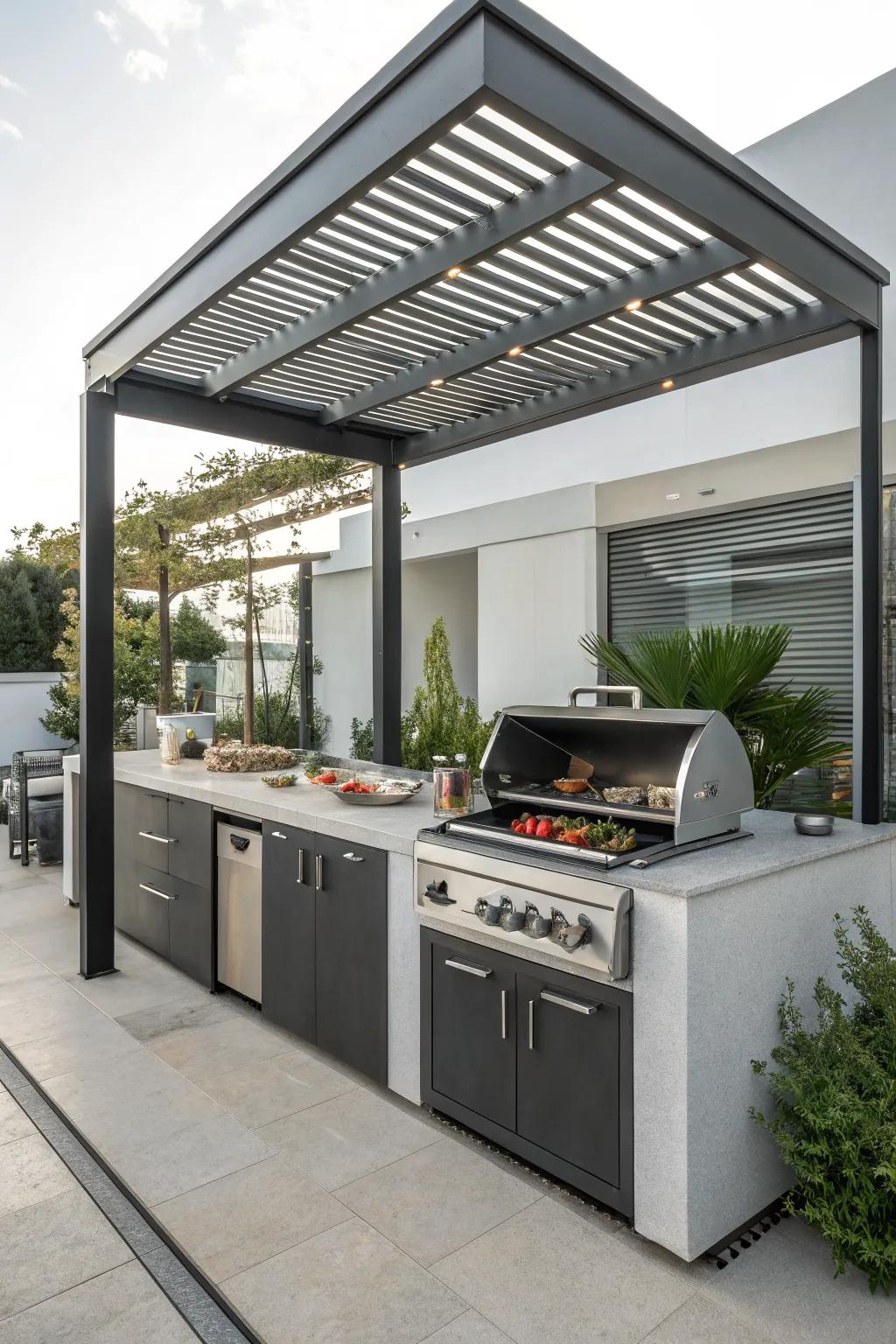 Elevate your outdoor cooking with a dedicated grilling station.