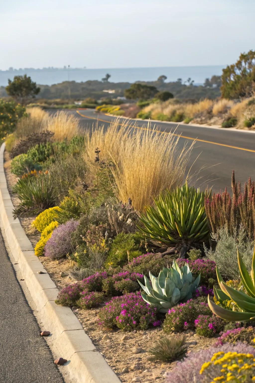 Drought-tolerant plants offer sustainability and beauty.