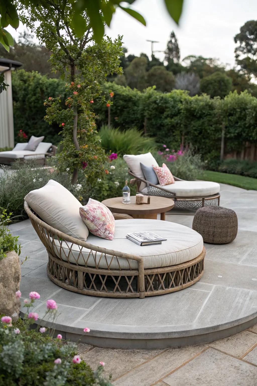 Comfortable seating arrangements make for a perfect relaxing retreat.