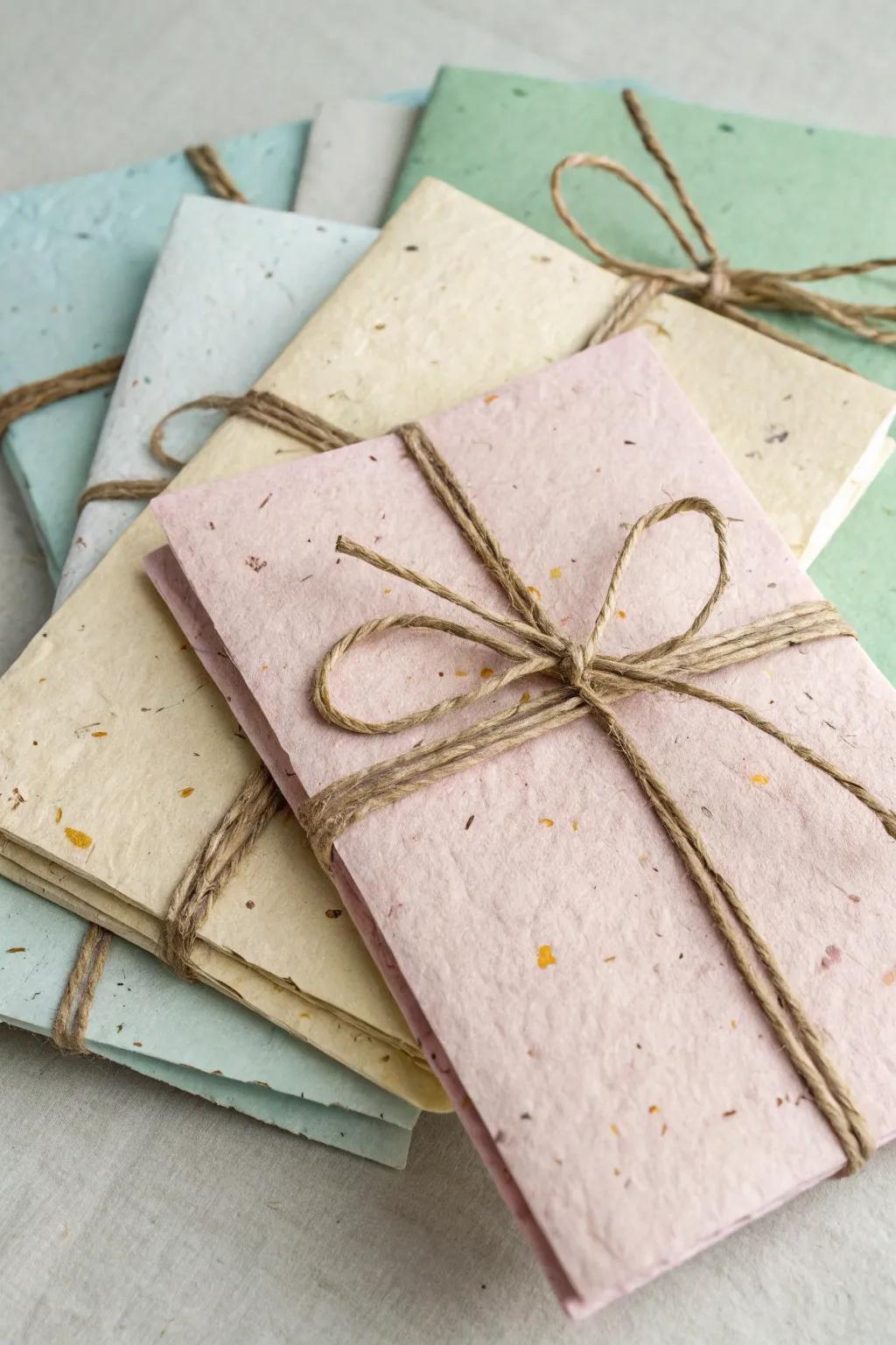 Plantable seed papers that bring joy and flowers to your loved ones.