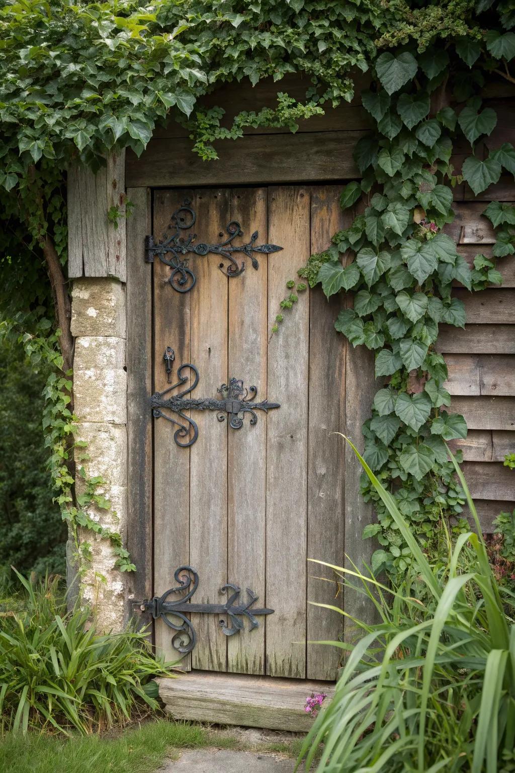 A door that reflects the charm and style of your garden shed.