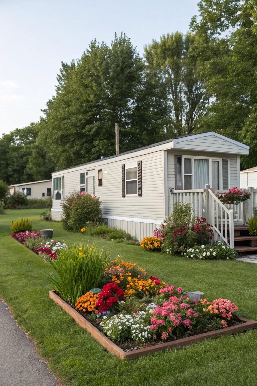 Lush landscaping adds vibrant life to your home exterior.