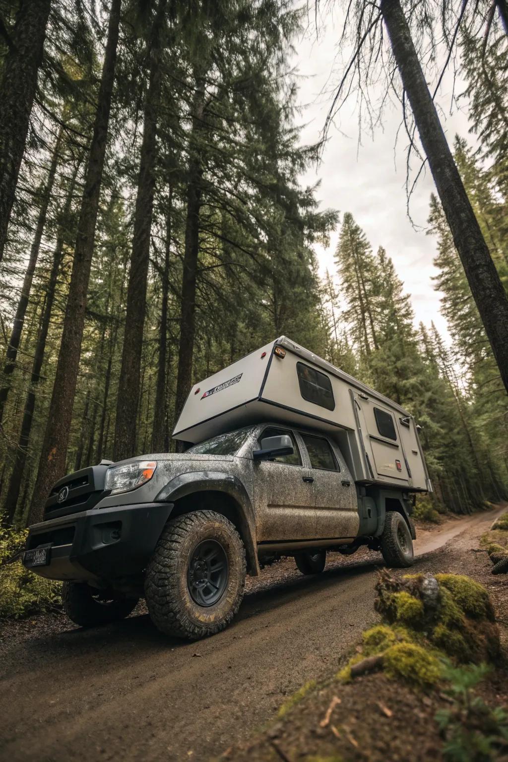Get ready for adventure with a rugged camper design.