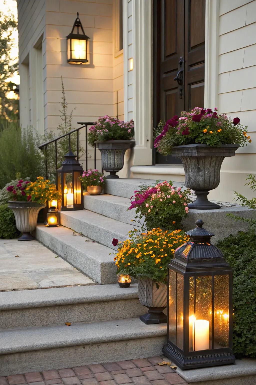 Symmetrical decor enhances visual balance and elegance.