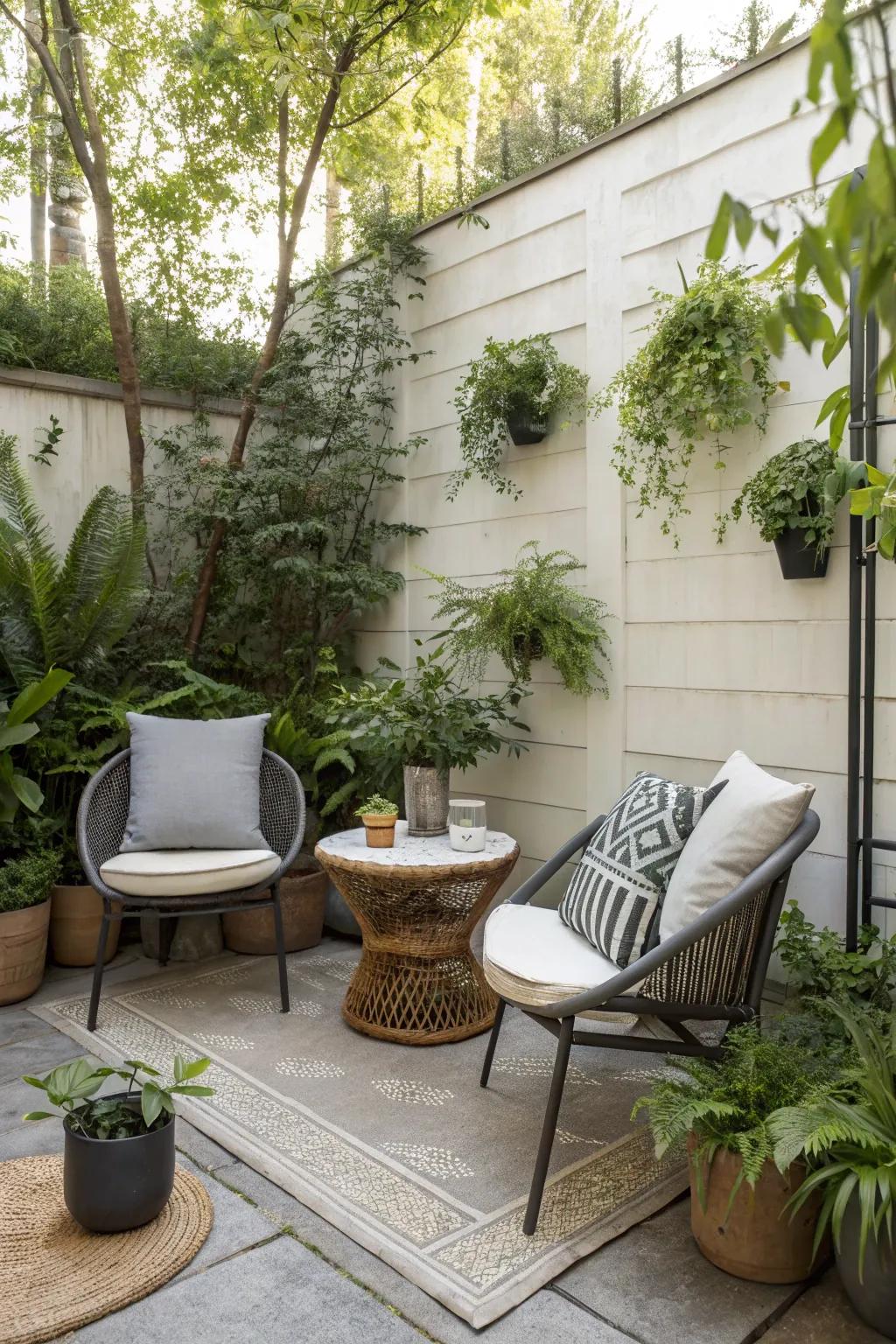 A cozy seating area perfect for intimate gatherings.