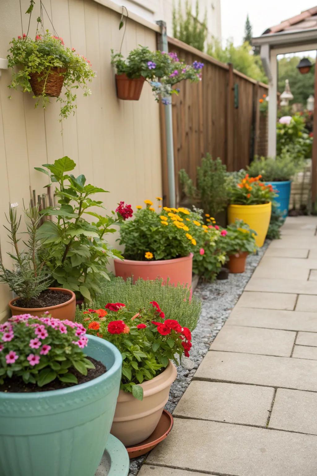 Container gardening allows you to personalize and optimize your limited space.