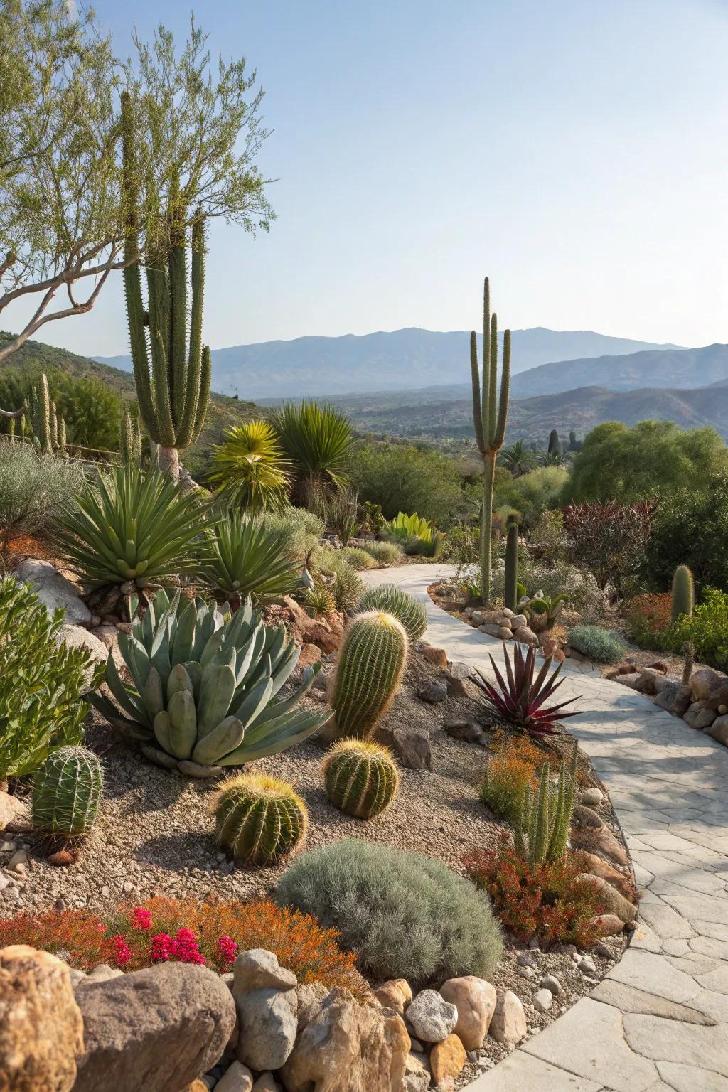 Desert plants bring bold beauty to any garden.