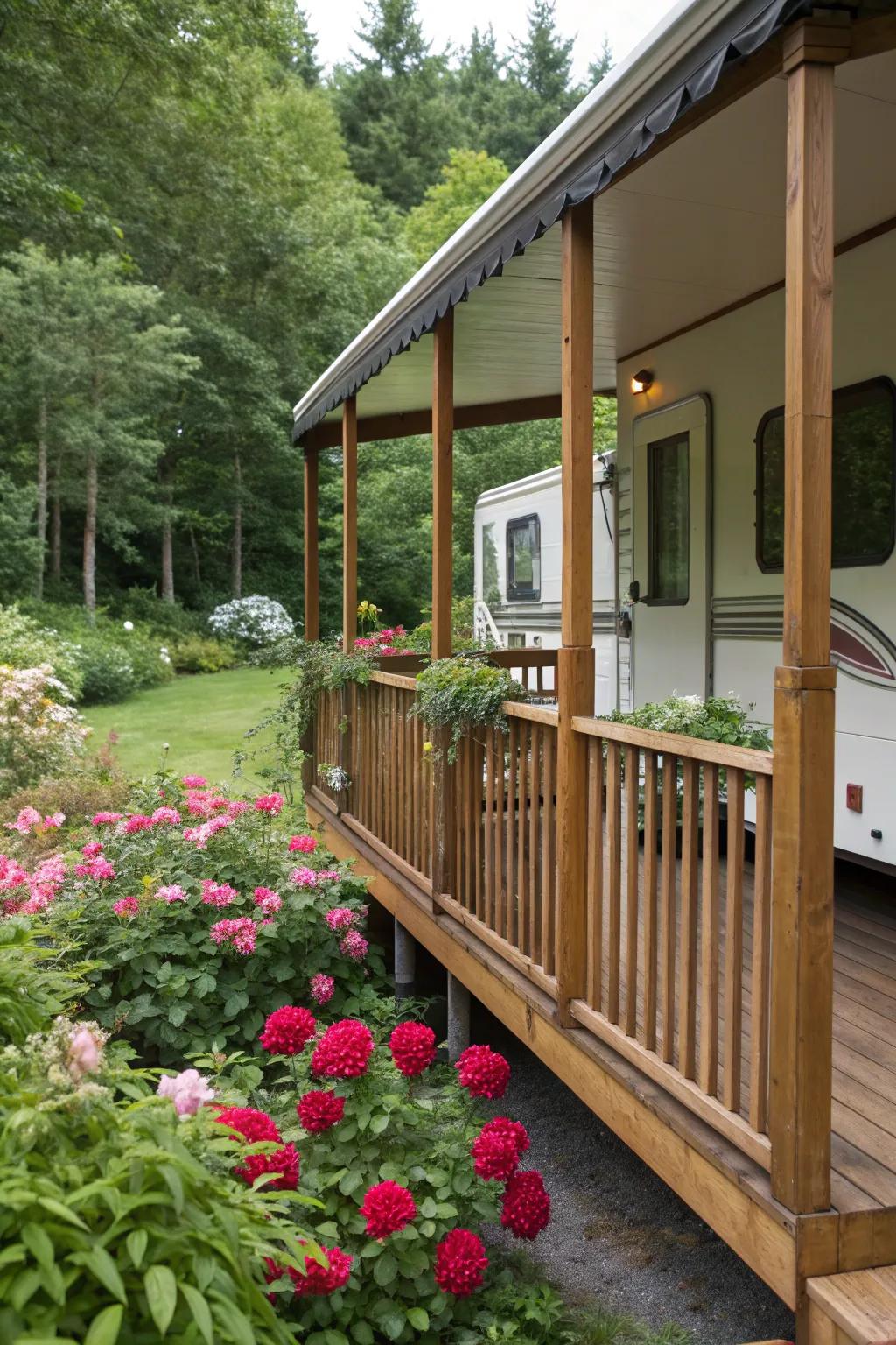Maximize space with a wrap-around porch.