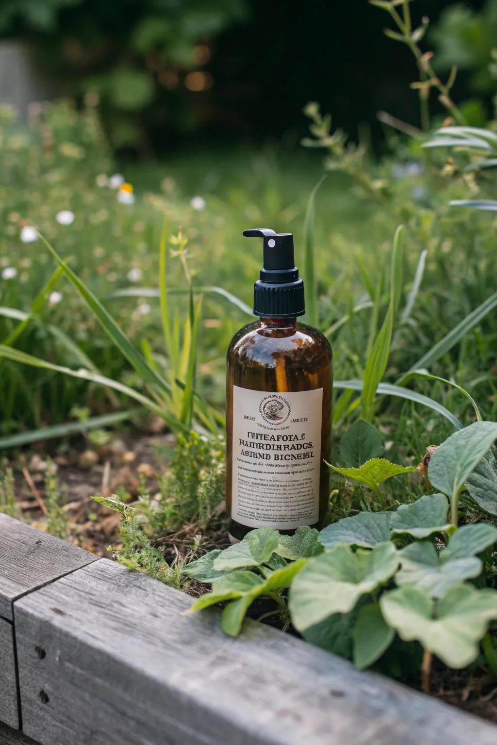 Vinegar spray is an eco-friendly way to tackle garden weeds.