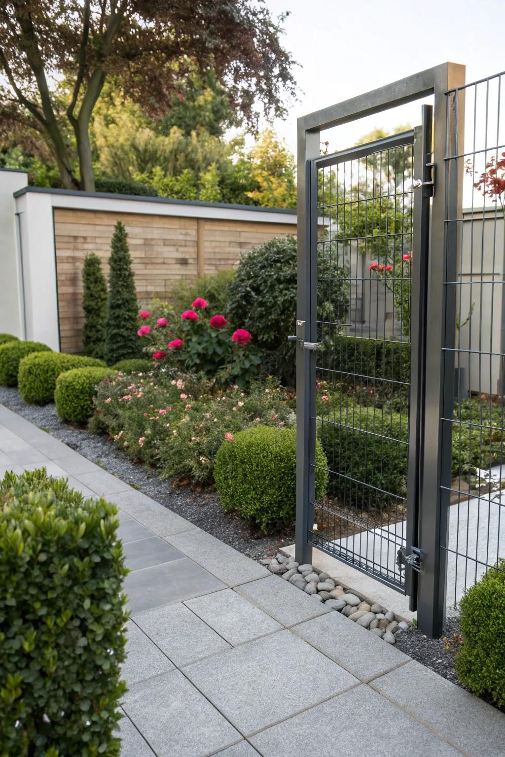 A minimalist design that brings modern elegance to any urban garden.