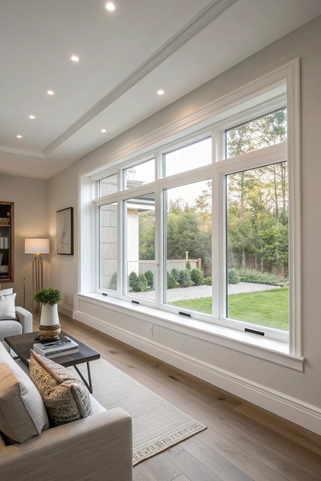 Minimalist trim adds a sleek, modern touch to any space.