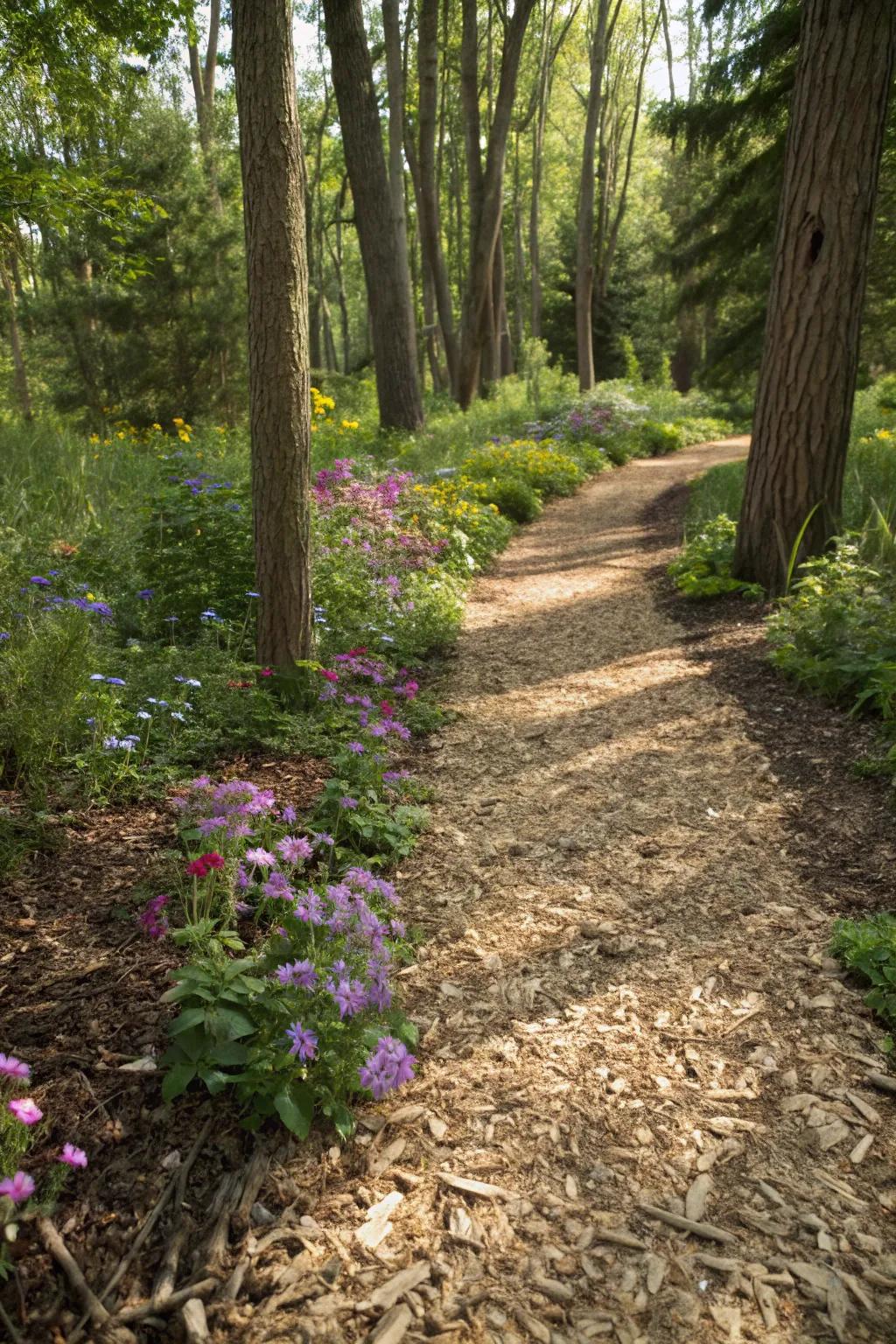 17 Enchanting Woodland Garden Path Ideas