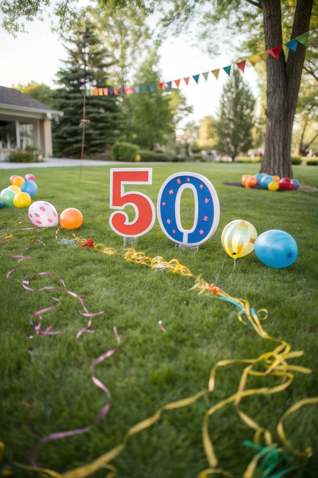 Highlight special birthdays with eye-catching number markers.