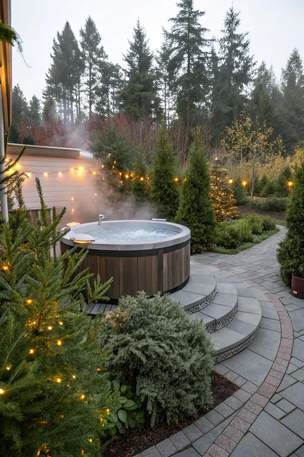 Enjoy your jacuzzi year-round with thoughtful design.