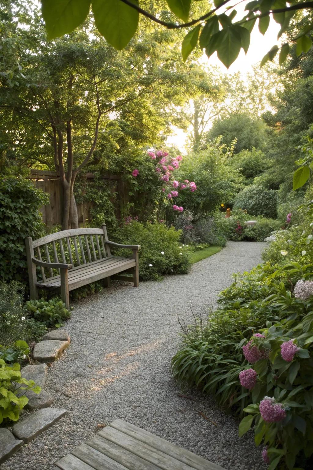 Create mystery with surprising hidden corners.
