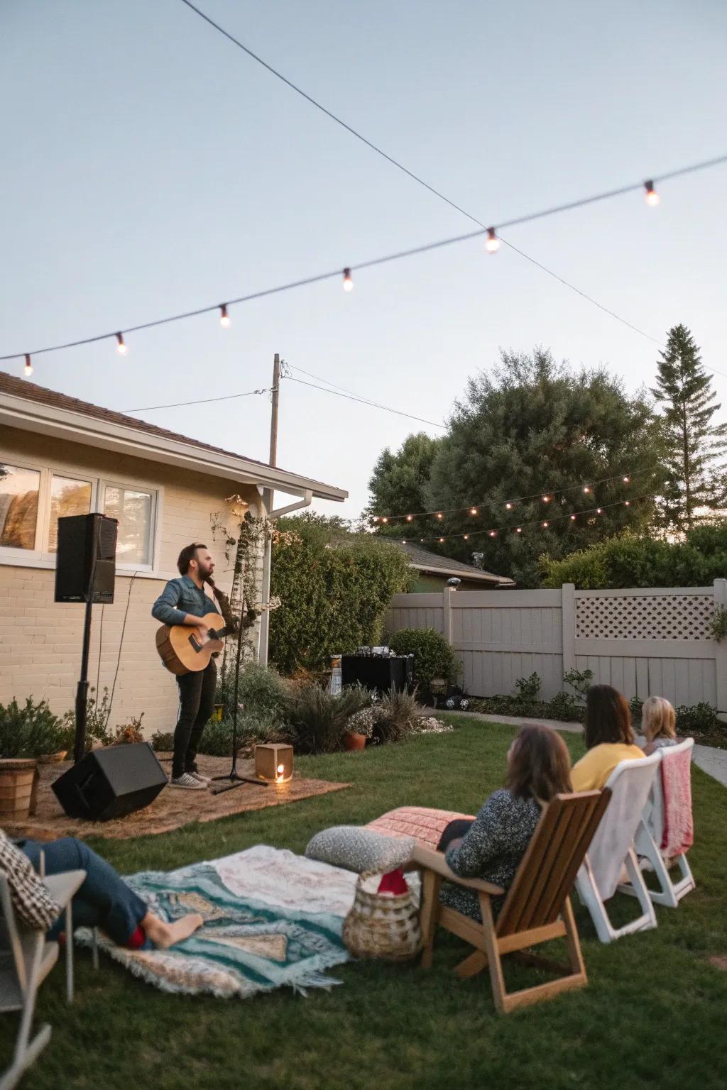 A surprise performance adds excitement and a personal touch.