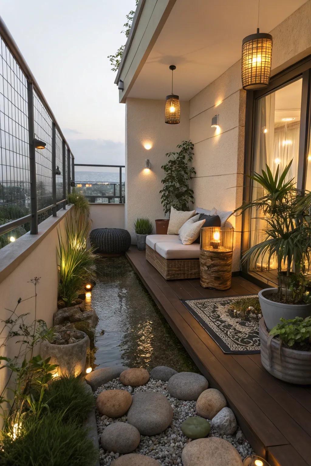 A zen meditation catio provides a tranquil escape for you and your cat.