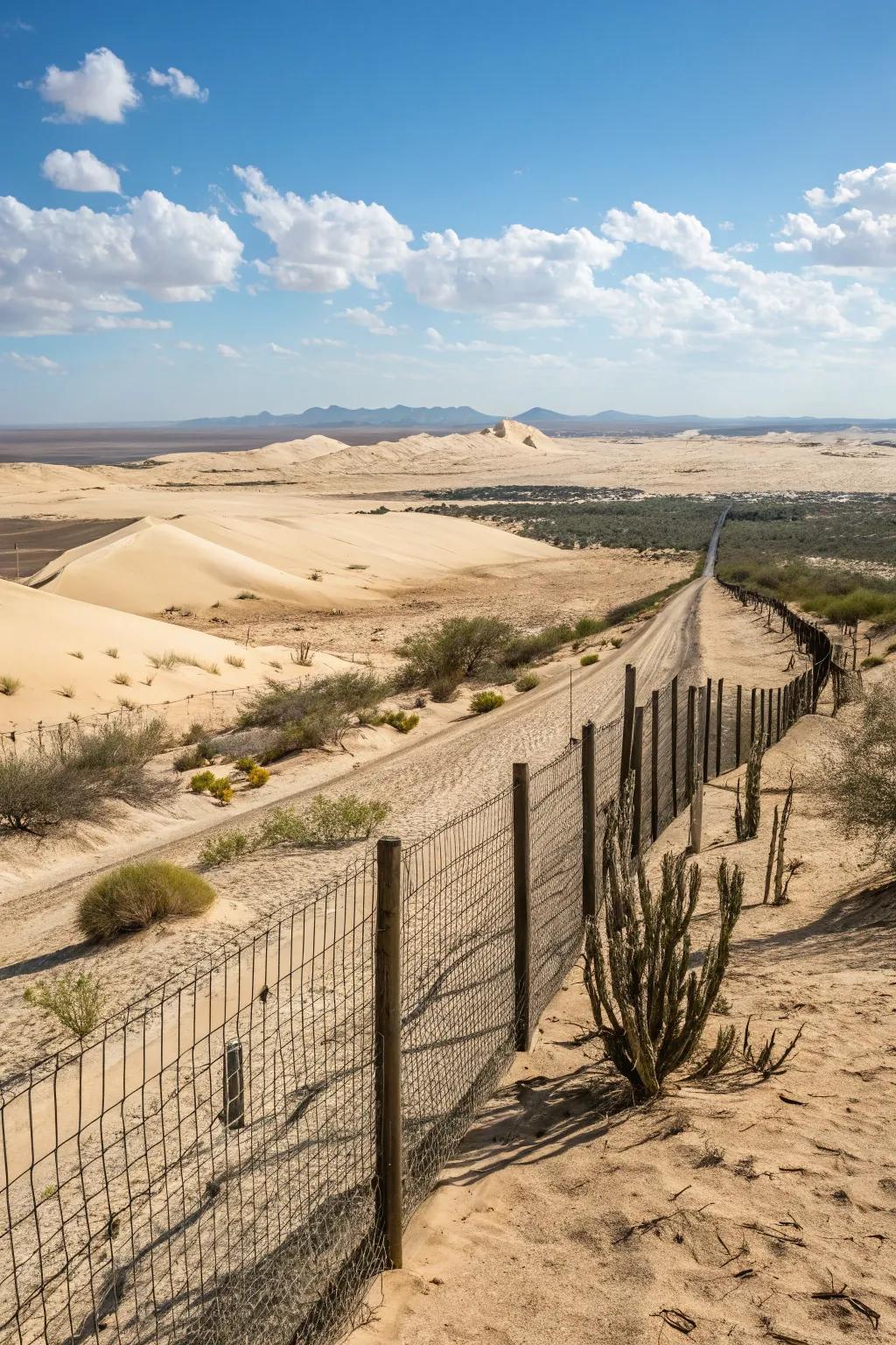 An invisible fence maintains open views and seamless beauty.