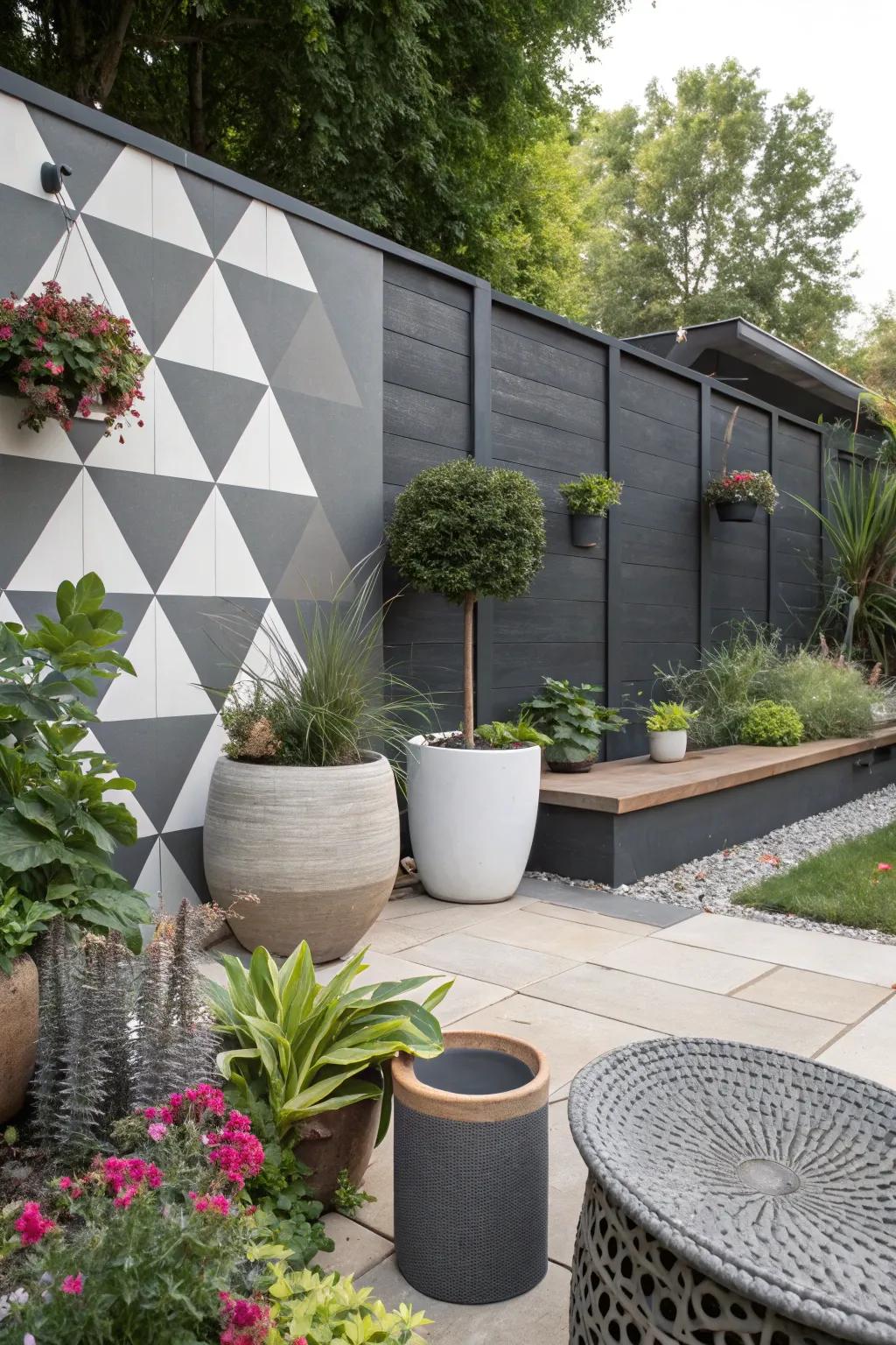 Monochrome designs offer a sleek and sophisticated style.