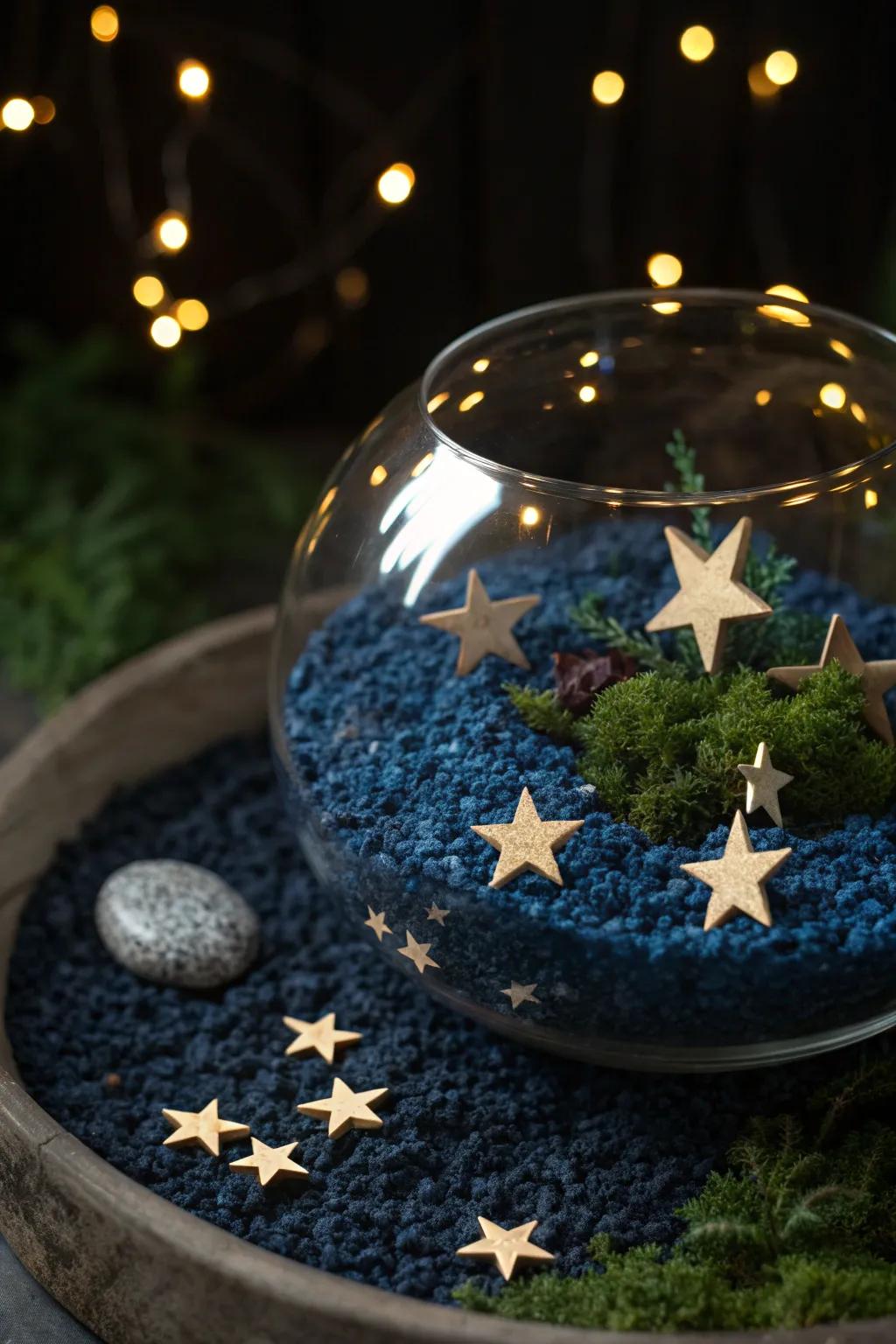 A celestial night sky that enchants stargazers and dreamers.