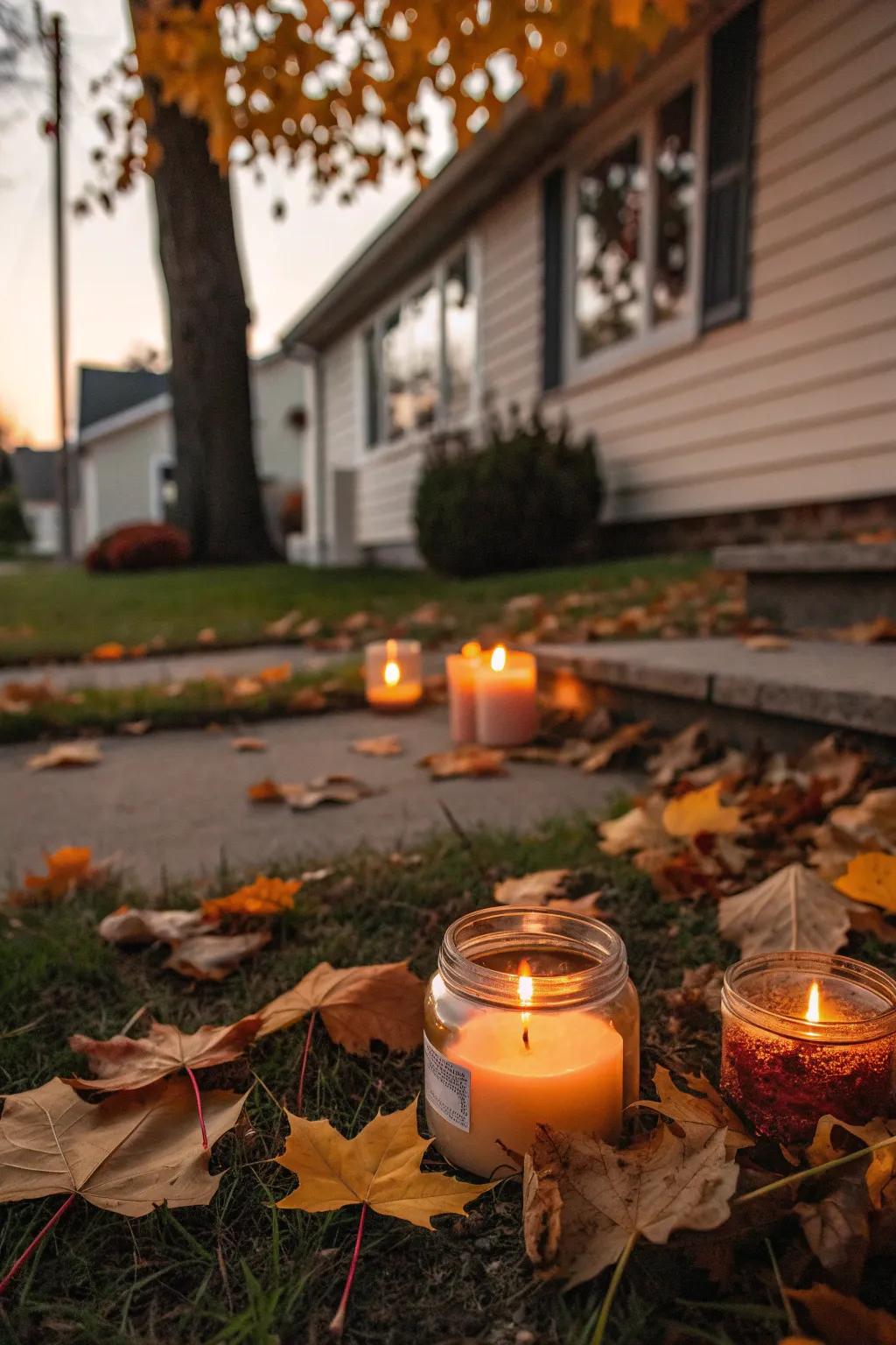 Autumnal aromas create a cozy, inviting atmosphere.