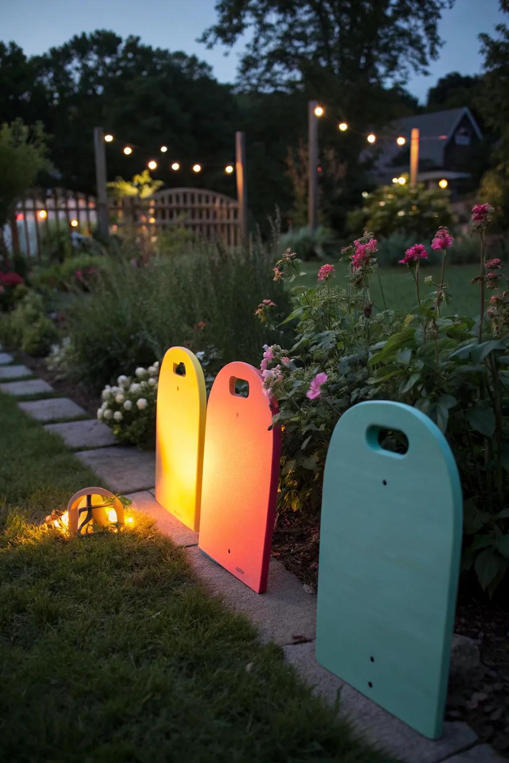 Create ambiance with hidden lighting kickboards