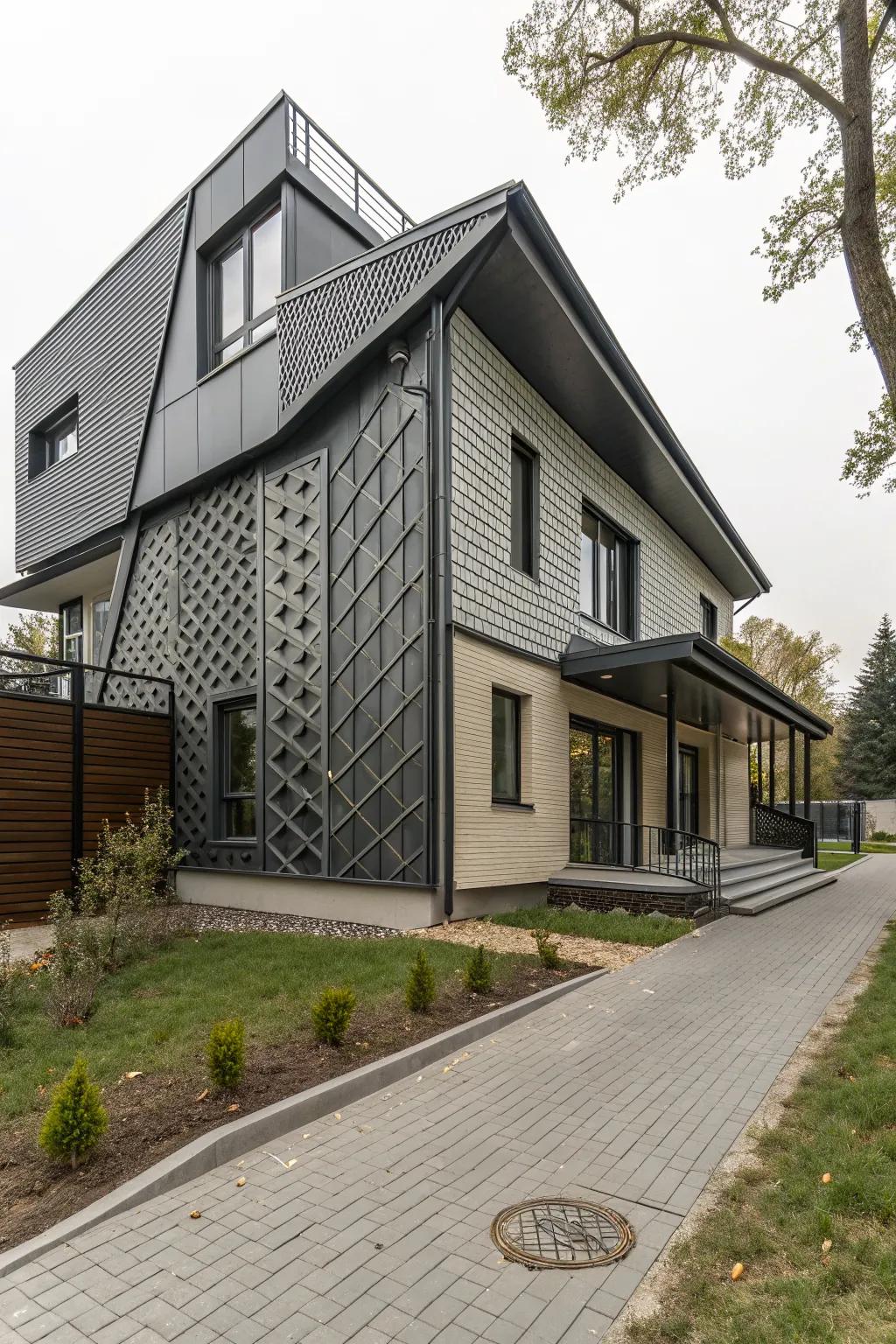 3D siding designs offer a cutting-edge, futuristic appeal.
