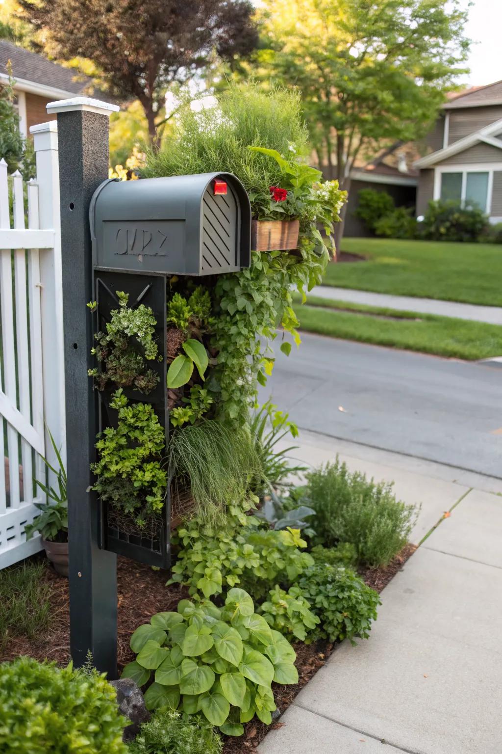 Vertical gardens are creative space-savers.