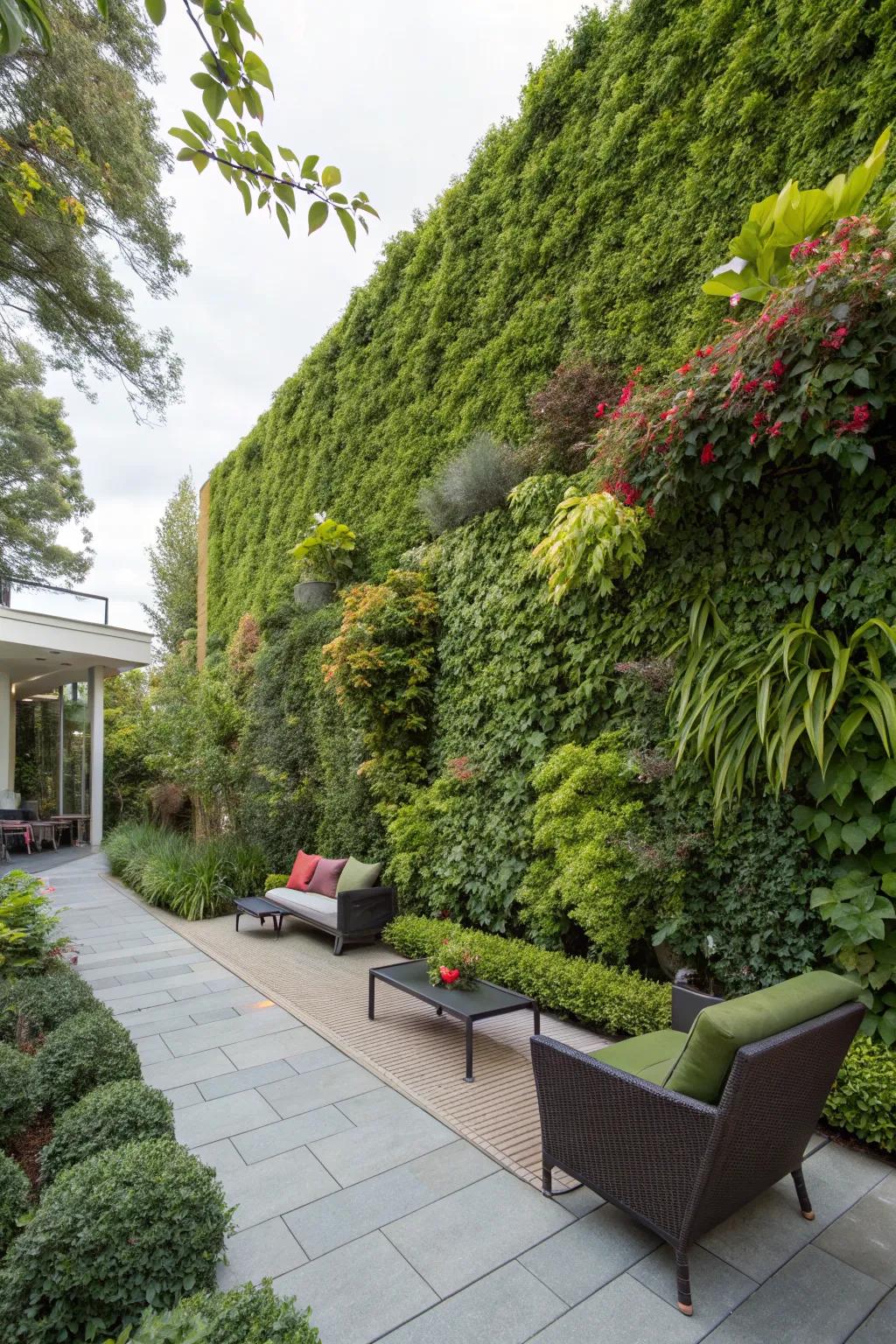 Living walls offer beauty and environmental benefits in one.