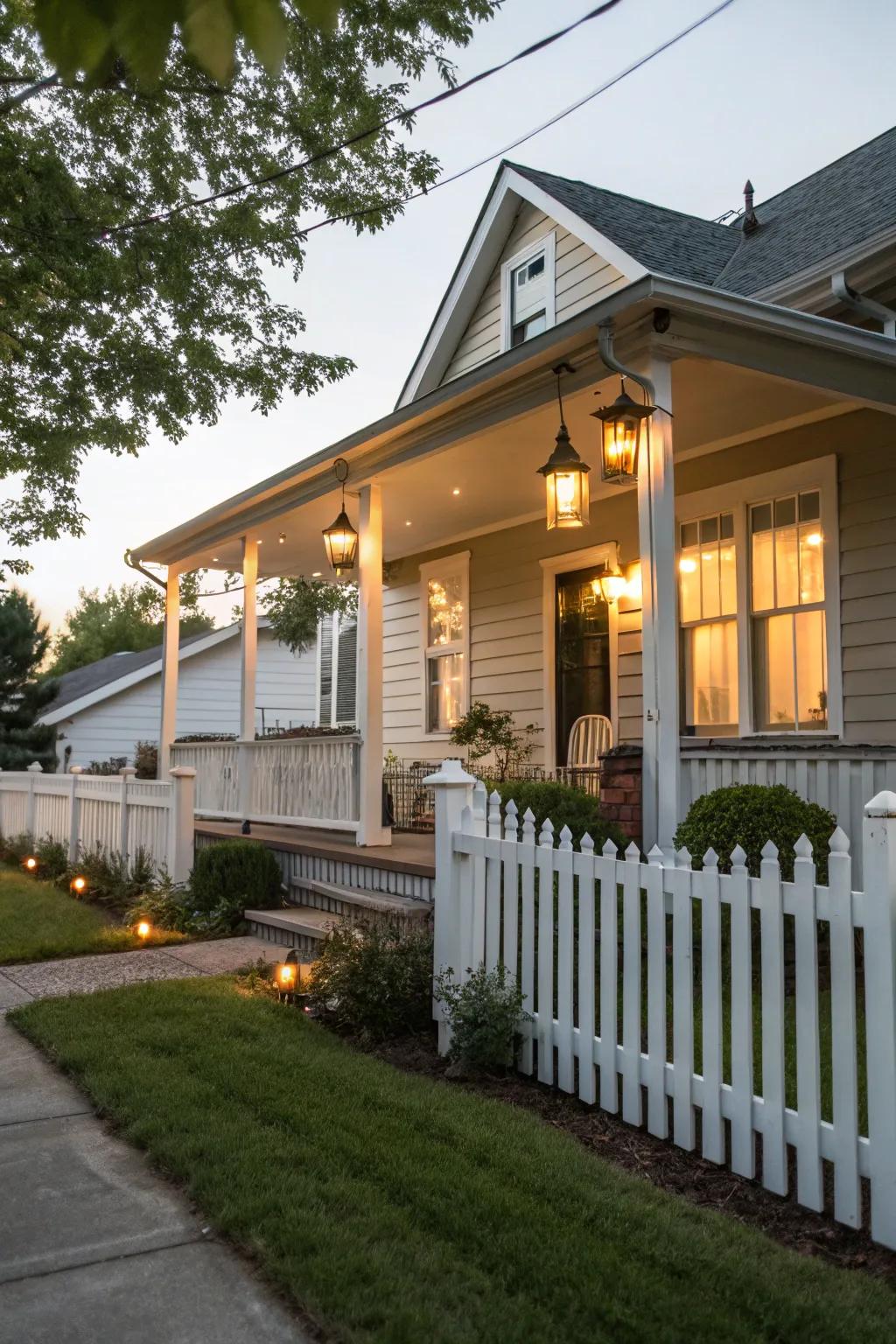 Vintage touches add timeless character.